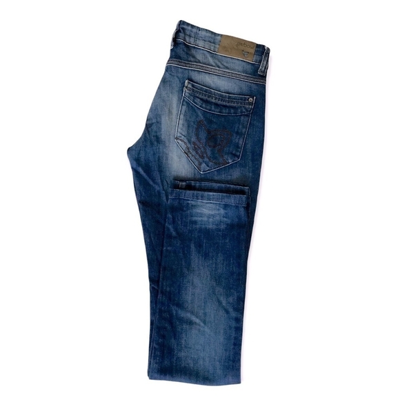 Denim Blue Jeans Oxbow Slim Jeans Men’s Cotton Jeans - Picture 5 of 8